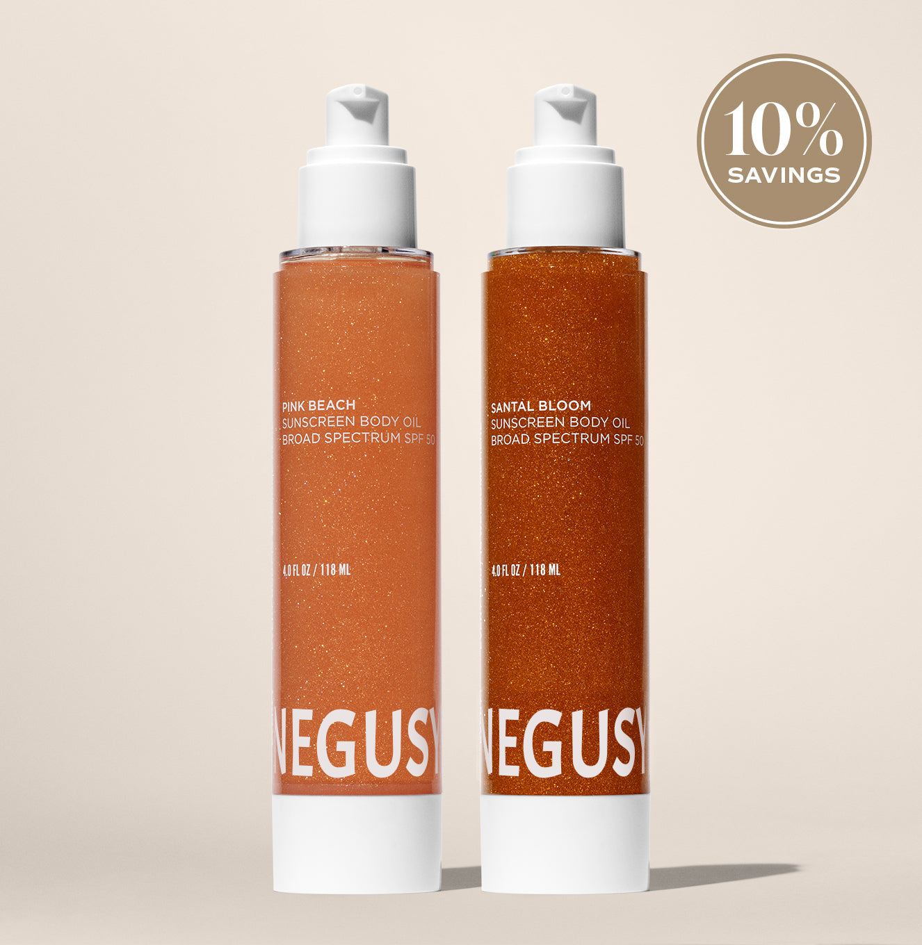 NEGUSY® Sunscreen Body Oil Protect & Glow - SPF Set