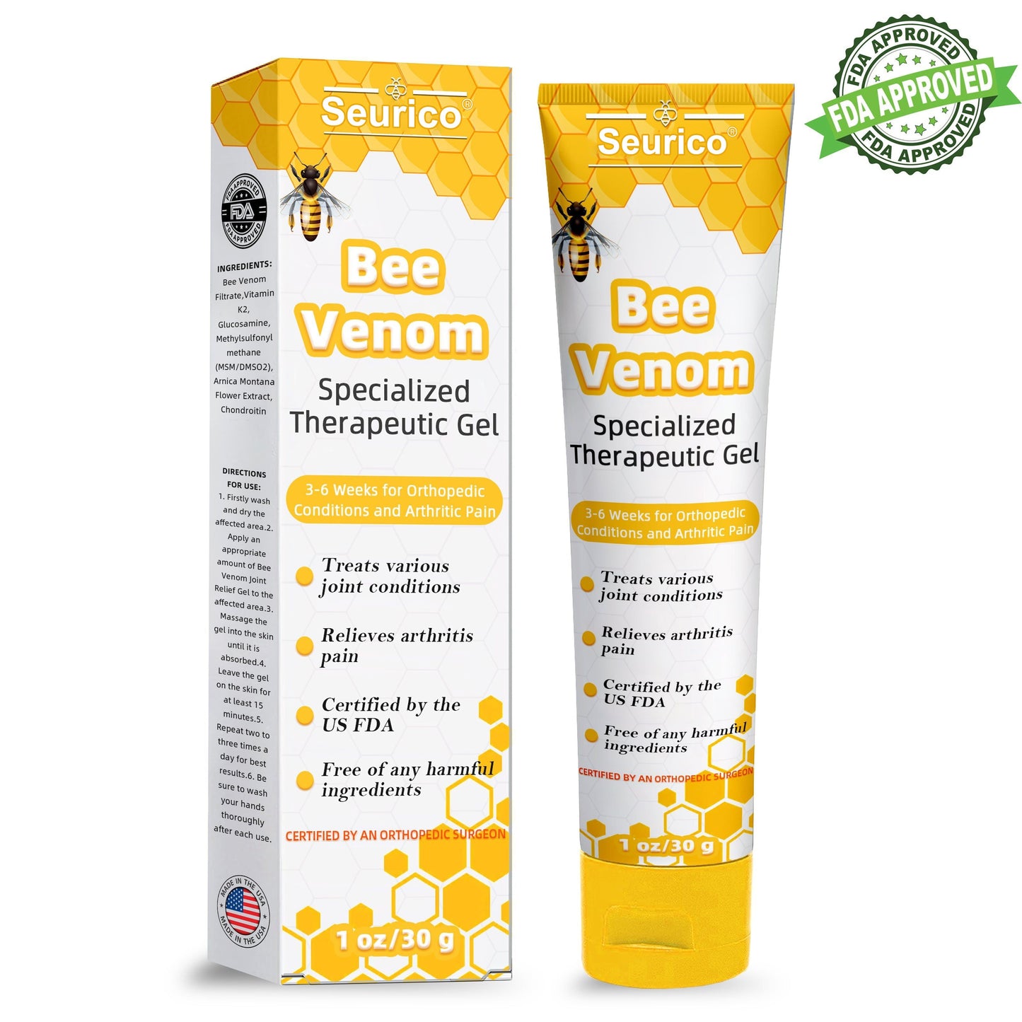 🐝Seurico™ Bee Venom Joint Therapy Pain Relief Gel