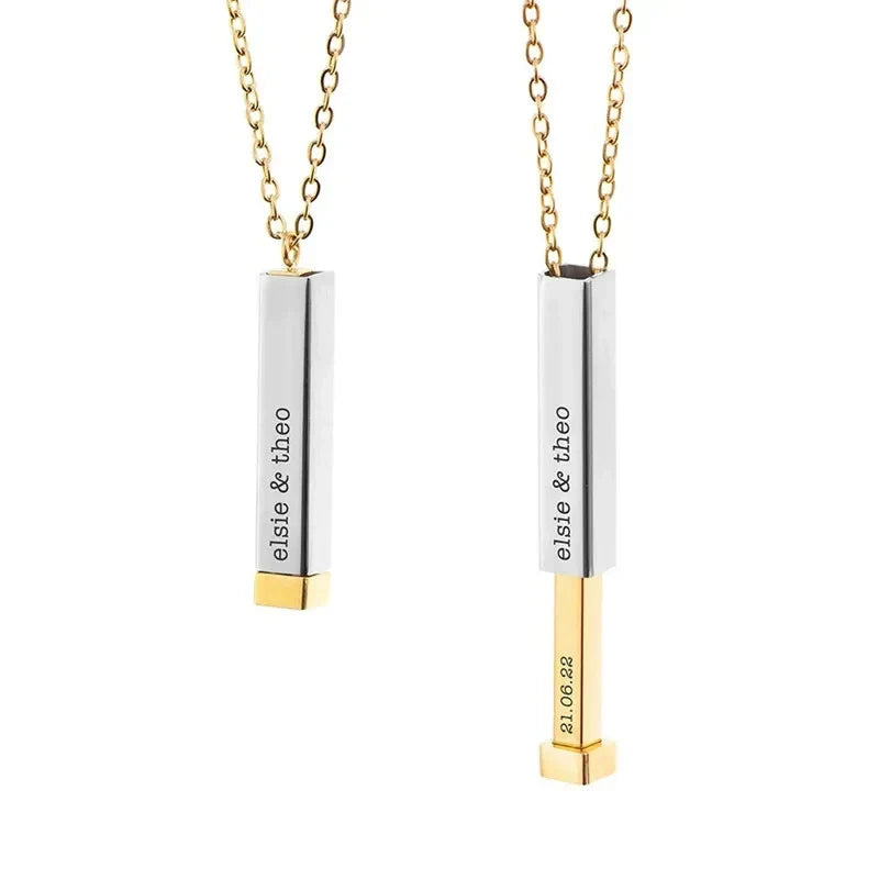 Evelyn Personalized Hidden Message Necklace