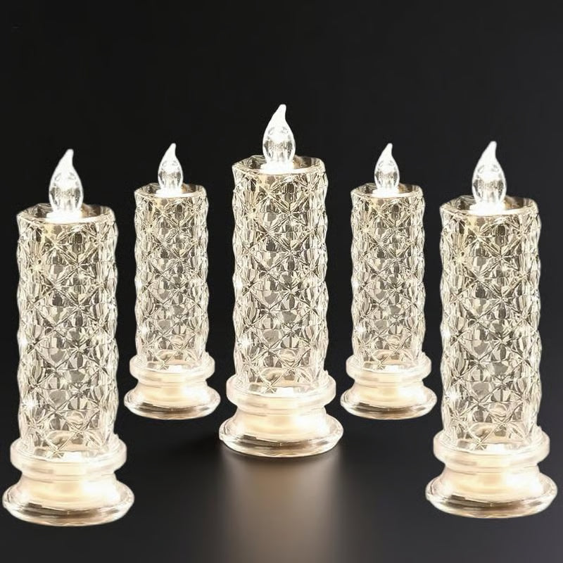 ✨ LED Crystal Candle Lights by LBMLBM™ – Long-Lasting, Elegant Tabletop Lighting for a Romantic Ambiance in Any Room 💖