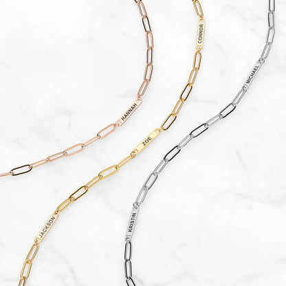 Chloe Multi-Name Pendant Necklace