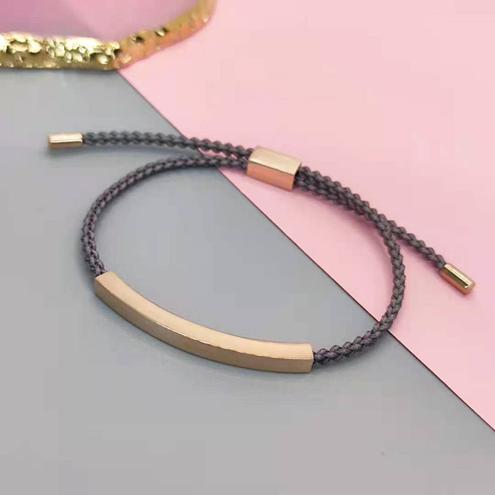 Nora Double Meaning Inspirational Tube Bracelet