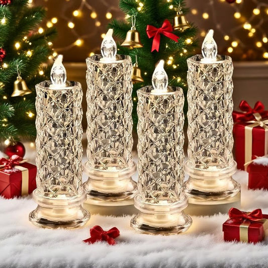 ✨ LED Crystal Candle Lights by LBMLBM™ – Long-Lasting, Elegant Tabletop Lighting for a Romantic Ambiance in Any Room 💖