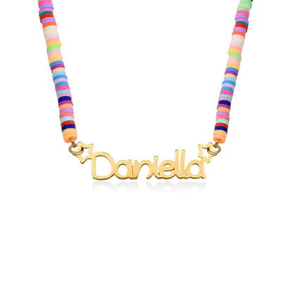 Lainey Rainbow Magic Name Necklace